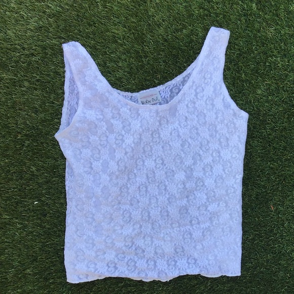 White see through top - Picture 1 of 2